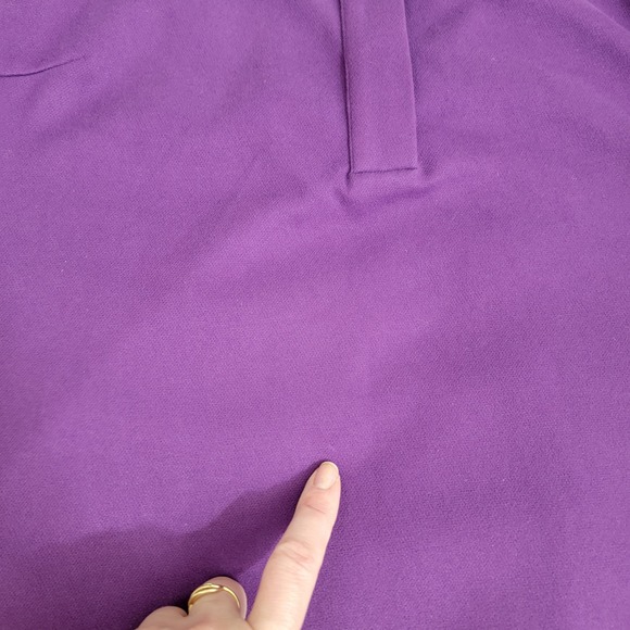 Pomander Place Aubergine Avery Mini Dress Mock Neck Sweatshirt Bracelet Sleeve S - Picture 11 of 15